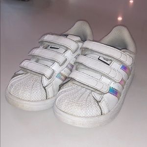 Toddler size 8 Adidas Superstar Shoes
